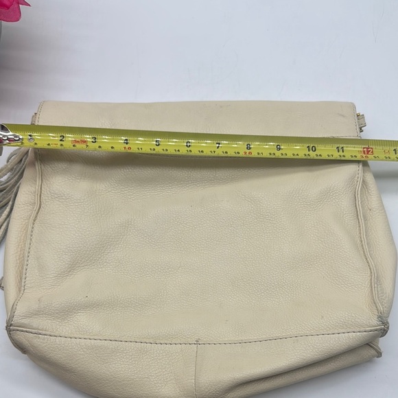 HOBO Elegant Cream Leather Clutch Handbag MCB7652S - Picture 10 of 13